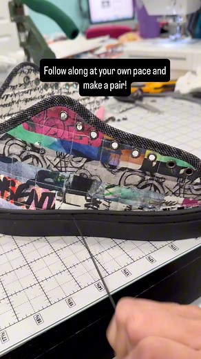 10K views · 95 reactions | We are making quilted sneakers!  Join...