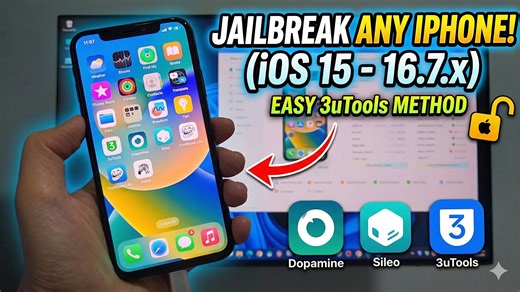 How to Jailbreak iOS 15 - 16.7.x using 3uTools & Dopamine - ICTfix