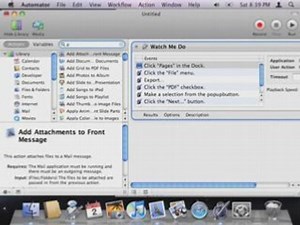 Recording Manual Events in Automator with Ben Waldie