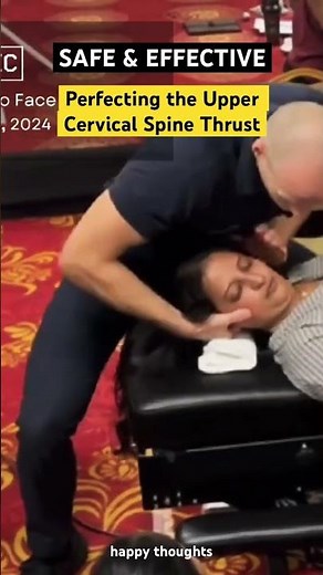 Upper Cervical Spine Traction Thrust: Safe & Effective #manualtherapy #chiropractor
