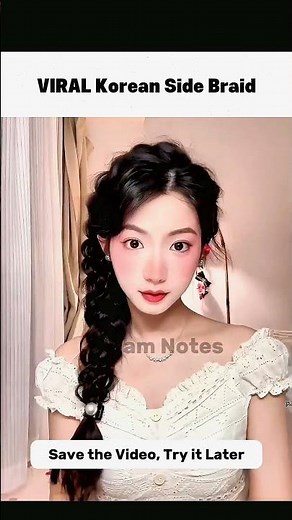 How To Do Korean Side Dutch Braid with Face Framing Pieces| Easy Hairstyle for Girls🎀#SideDutchbraid
