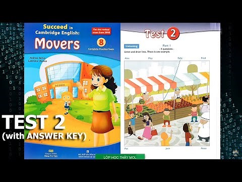 Movers SUCCEED 8 Complete Practice Tests - Listening Tests 2 | Lớp Học Thầy Mol