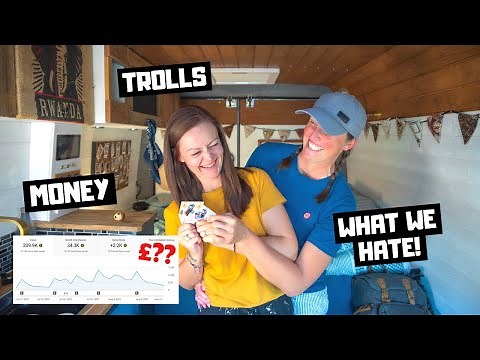 HOW MUCH DO YOUTUBERS MAKE? What WE EARN on YOUTUBE with 20k subs!! VANLIFE travel channel worth it?