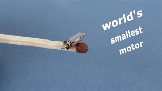 World's smallest motor 100,000 rpm