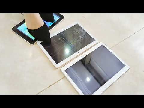 ​Girl Stomping on a Tablet​