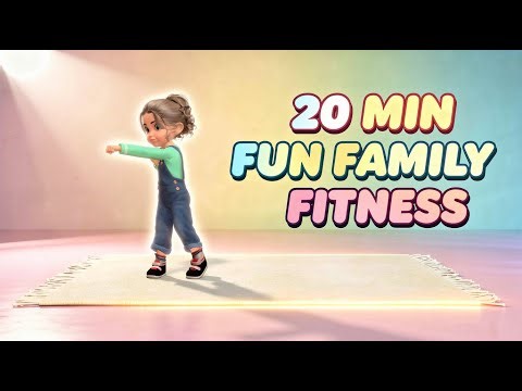 FAMILY FITNESS: 20-Min Fun Workout For Kids & Parents