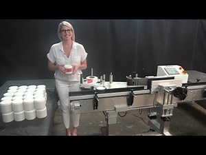 Labelette APS 106 Inline Pressure Sensitive Wrap Labeler Demonstration