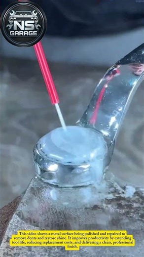 Metal Polishing & Dent Repair | Satisfying Shine Restoration Process#Satisfying#engineering#usa