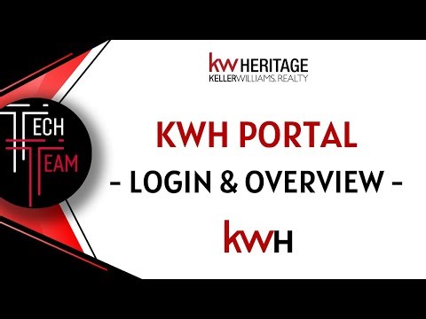 Techy Tuesday - KW Heritage Portal Login & Overview