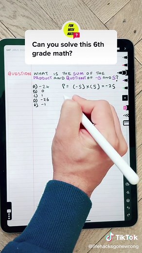 Solving Difficult Math Problems in Grade 6 | Math Tutorial