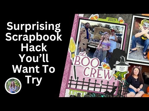 Using Your Scrapbooking Supplies In Unexpected Ways | Must Try Scrapbook Hack!