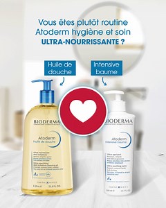 Votre avis nous intéresse 📣 Quelle est votre routine Hygiène-Soin Atoderm préférée ? A vous de voter 👇 #Bioderma#atoderm#skincare#skinroutine#atopie#peaushèche | BIODERMA