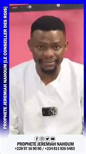 YOU CANNOT IMPOSE YOURSELF II PROPHET JEREMIAH NAHOUM