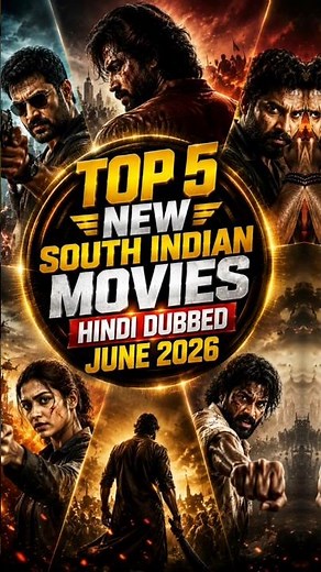 Top 5 New South Indian Movies (Hindi Dubbed) – June 2026