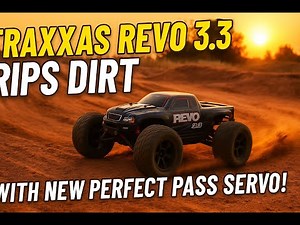 Traxxas Revo 3.3 Rips Dirt with New Perfect Pass Servo!