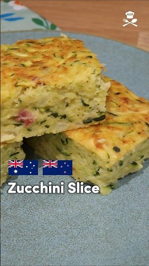 Zucchini Slice 🇦🇺 🇳🇿 #food #recipe