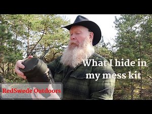 What I hide in my M44 Swedish mess kit