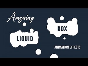 Amazing Liquid Dripping Effects using CSS & Javascipt