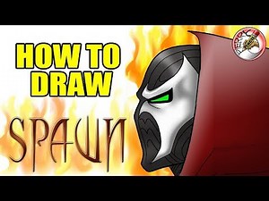 How to draw Spawn step by step narrated tutorial
