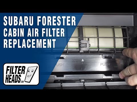 How to Replace Cabin Air Filter 2015 Subaru Forester | AQ1149