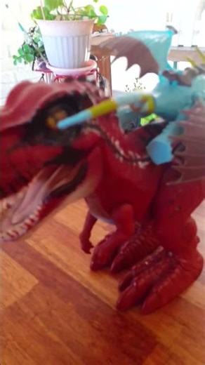 t rex vs dragon