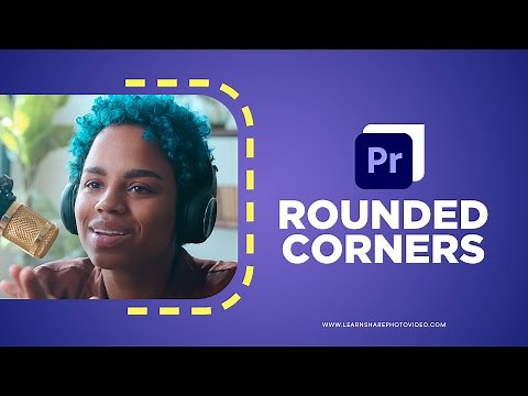 How to Crop a Video in a Rounded Rectangle in Premiere Pro — Rectangle Mask with Rounded Corners