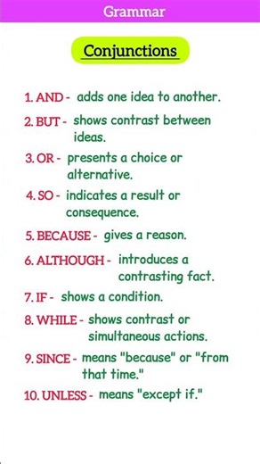 Conjunctions & Sentences || Essential Coordinating || Subordinating & Correlative Conjunctions