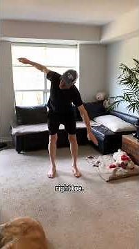 One Minute Movement: Standing Crossover Toe Touch