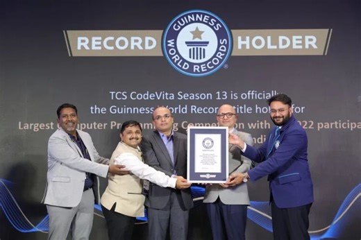 TCS CodeVita 2026 Sets Guinness World Record | India CSR Network posted on the topic | LinkedIn
