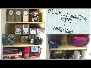 Clean With Me: Cleaning and Organizing the Pantry | Pantry Tour!