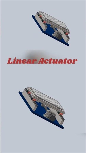 Linear Actuator Machine | Full Assembly Rotation | Working Mechanism | CAD Animation | Solidworks