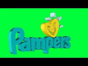 Pampers Green Screen Logo Loop Chroma Animation