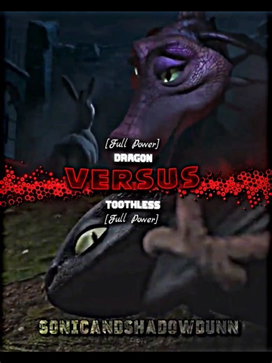 Dragon Vs Toothless #shrek #howtotrainyourdragon #dragon #vs #toothless
