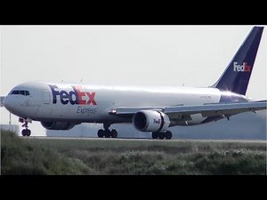 [4K] FEDEX B767-3S2F(ER) (N110FE) from MILAN / PARIS CDG AIRPORT