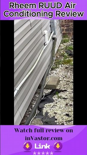 Rheem RUUD Air Conditioning System Review #invastor