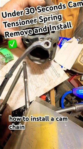 Lightning Fast XR75 Spring Install and Removal (Works Every Time) #xr75 #camchain #mechanic