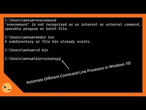 How to automate different command-line tasks (CMD) in Windows 10 (and 11) | TechStudent10
