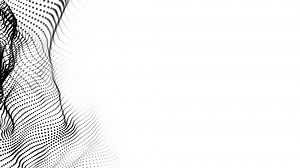 3D rendering future abstract digital particles background, Wave of particles pattern