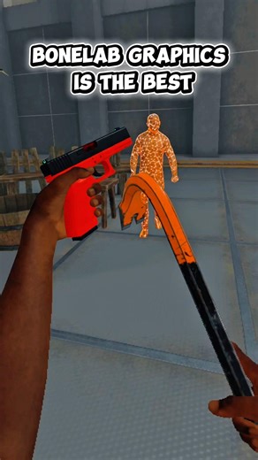 This shows why Bonelab graphics is the best #bonelab #vr