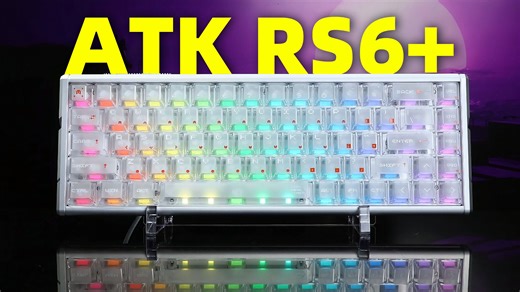 谁能拒绝银武士？越看越上瘾的一把磁轴键盘，ATK RS6 