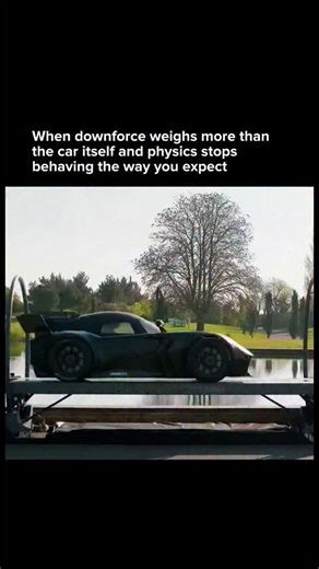 AI • Technology • Innovation on Instagram: "The McMurtry Spéirling uses an active fan system to generate downforce by pulling air from beneath the car while driving. Unlike traditional aerodynamics that rely on speed, this system creates grip instantly by lowering air pressure under the chassis. The result is roughly 2,000 kilograms of downforce produced by a car that weighs about 1,000 kilograms. That means the vehicle can generate more grip than its own mass, allowing extreme acceleration, bra