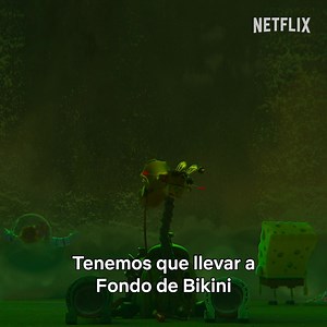 ¡Es hora de salvar a nuestros amigos de Fondo de Bikini! La nueva película de Arenita Mejillas. Ya disponible en Netflix. | Netflix
