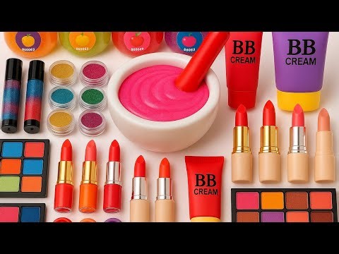 Satisfying Compilation DIY How To Make Rainbow Slime Mixing Random Makeup ASMR Slime Relax