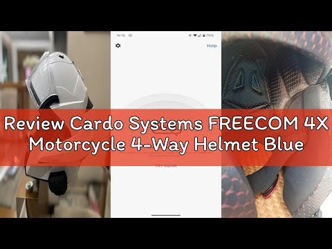 Review Cardo Systems FREECOM 4X Motorcycle 4-Way Helmet Bluetooth Communication System Headset Inter