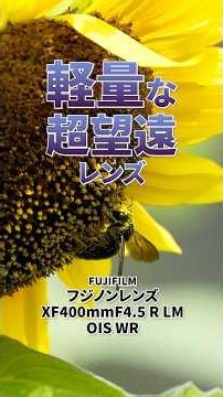軽量な超望遠レンズ！FUJIFILM フジノンレンズ XF400mmF4.5 R LM OIS WR#shorts
