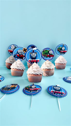 Train Thomas Cupcake Topper: Personalized Party Decoration, Train Birthday - Etsy Canada
