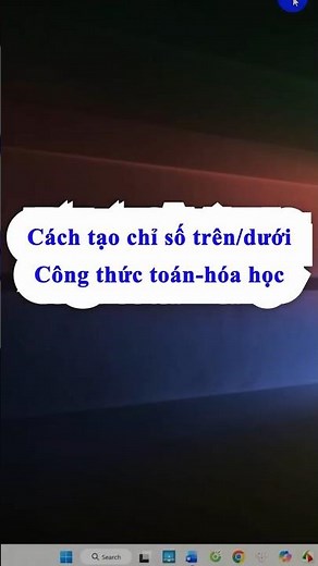 Cách gõ mét vuông (m2), H2O trong Word cực nhanh bằng Phím tắt! 🚀 #Shorts