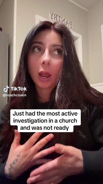 New video in the works 🥰 sub to Roach Coven on YouTube!! #RoachCoven #Paranormal #GhostHunt #SpookyTok #church #ParanormalTikTok #GhostHunting #HauntedPlaces