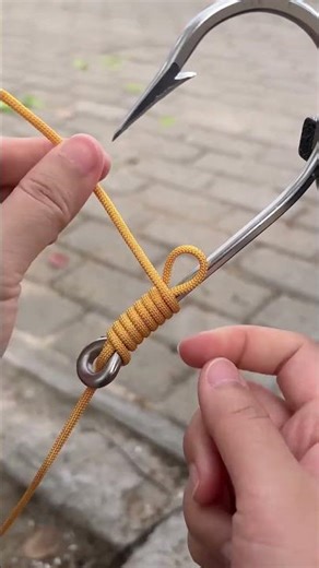 Fishing hook knot technique for secure and reliable line hold