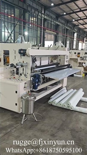 1850 mm automatic nest embossing kitchen towel paper rewinding machine for Uganda